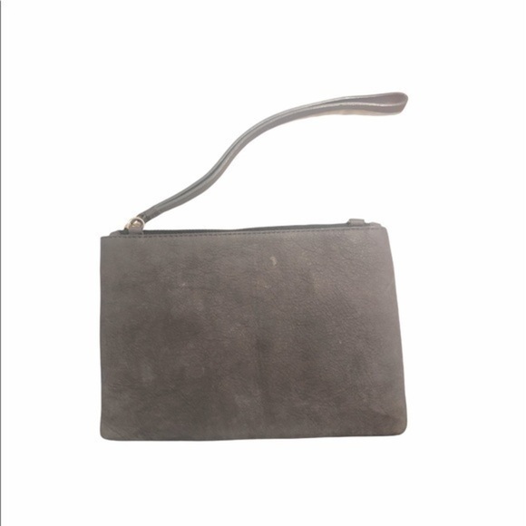 Punto fibbia 3D floral flower leather wristlet clutch bag